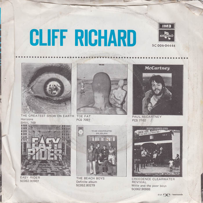 Cliff Richard - Goodbye Sam, Hello Samantha 08534 Vinyl Singles Goede Staat