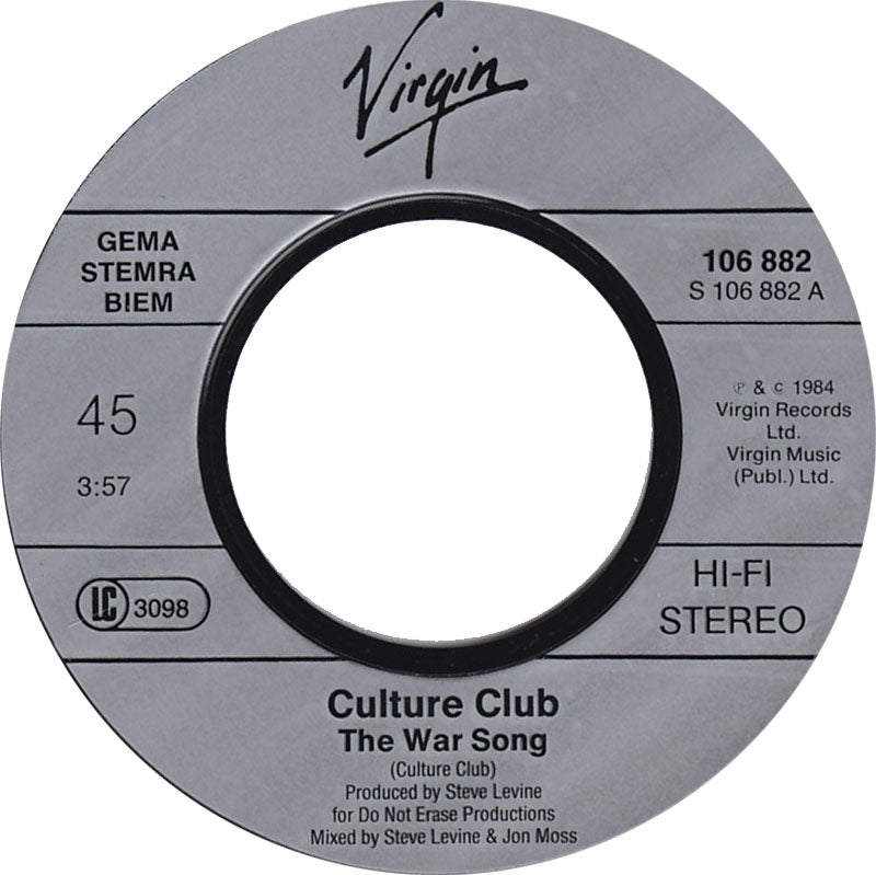 Culture Club - The War Song 30304 Vinyl Singles Goede Staat