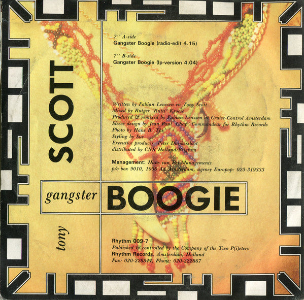 Tony Scott - Gangster Boogie 11934 Vinyl Singles Goede Staat