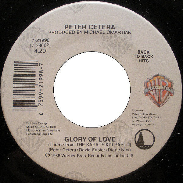 Peter Cetera W/ Amy Grant / Peter Cetera - The Next Time I Fall / Glory Of Love 14599 Vinyl Singles Goede Staat