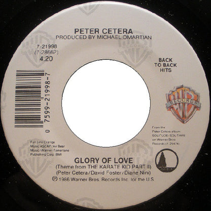 Peter Cetera W/ Amy Grant / Peter Cetera - The Next Time I Fall / Glory Of Love 14599 Vinyl Singles Goede Staat