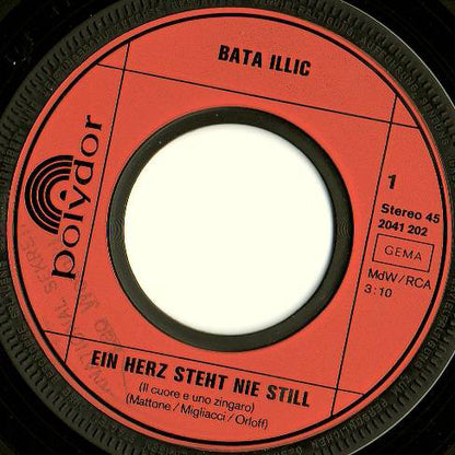 Bata Illic - Ein Herz Steht Nie Still 08151 Vinyl Singles Goede Staat