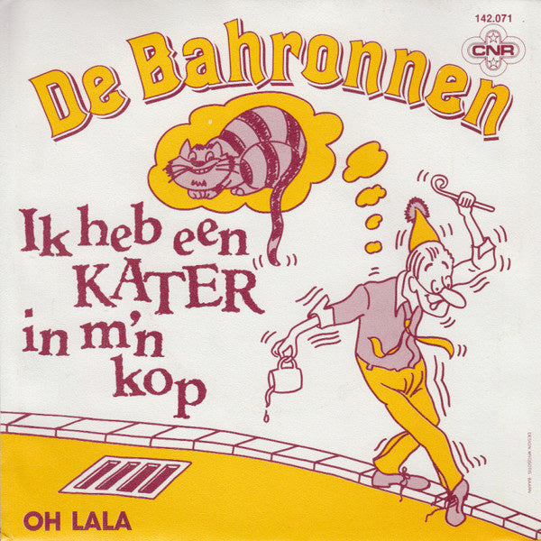 Bahronnen - Ik Heb Een Kater In M'n Kop 22345 04800 Vinyl Singles Goede Staat