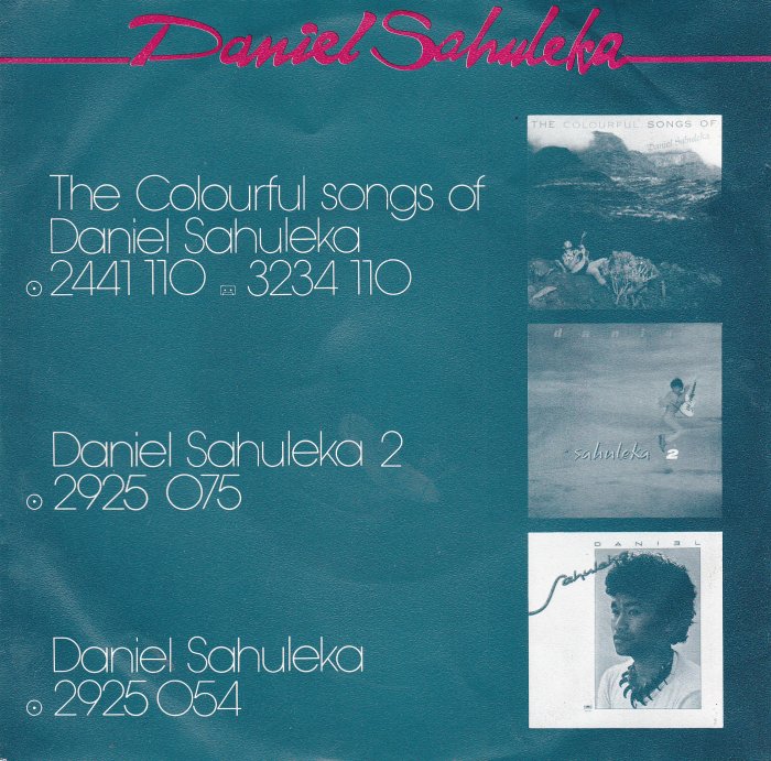 Daniel Sahuleka - We'll Go Out Tonight 14046 06017 15638 15639 37316 Vinyl Singles Goede Staat