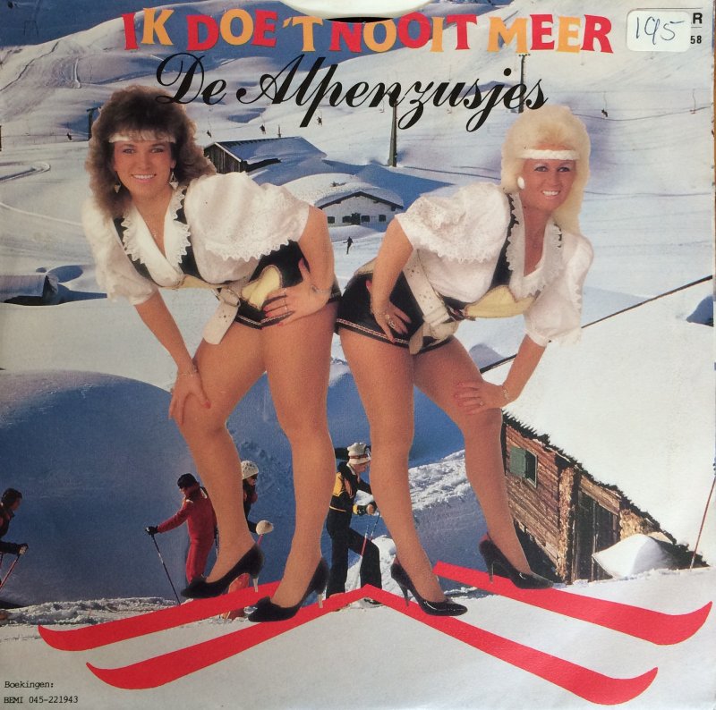 Alpenzusjes - Ik Doe 'T Nooit Meer 28929 Vinyl Singles Goede Staat