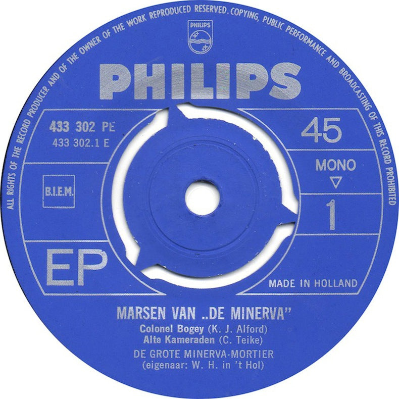 Marsen Van De Minerva - Colonel Bogey (EP) Vinyl Singles EP Goede Staat