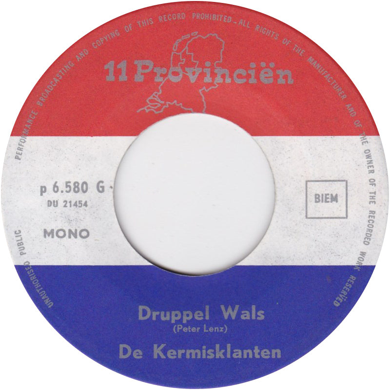 Kermisklanten - Druppel Wals 29884 Vinyl Singles Goede Staat