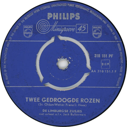 Limburgse Zusjes - Twee Gedroogde Rozen 14519 16884 Vinyl Singles Goede Staat