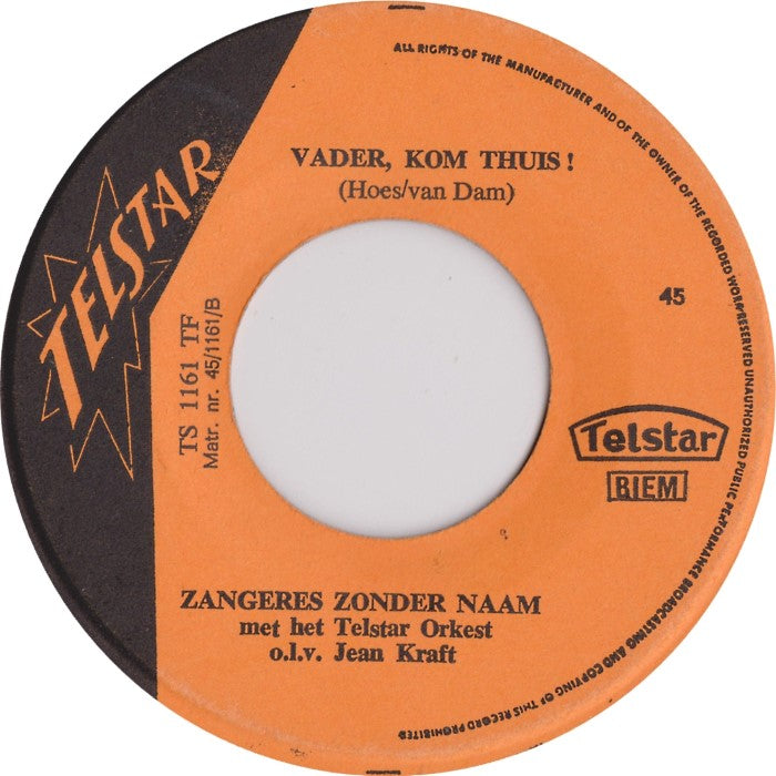 Zangeres Zonder Naam - Het Broekie Van Jantje 17141 Vinyl Singles Goede Staat