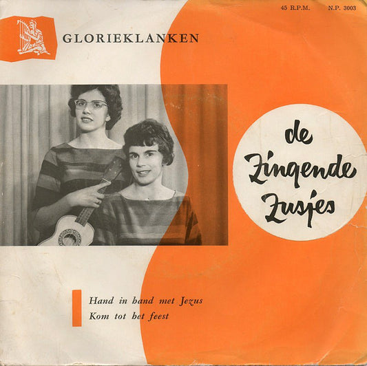 Zingende Zusjes - Hand In Hand Met Jezus 29768 Vinyl Singles Goede Staat