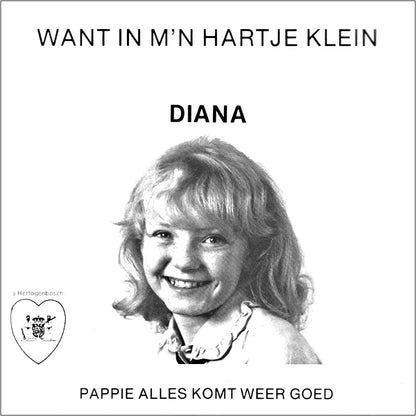 Diana - Want In M'n Hartje Klein 14483 Vinyl Singles Goede Staat