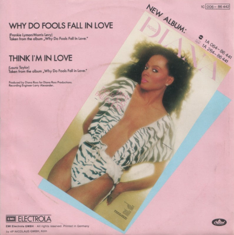 Diana Ross - Why Do Fools Fall In Love 39630 (B) Vinyl Singles B-Keus (B)