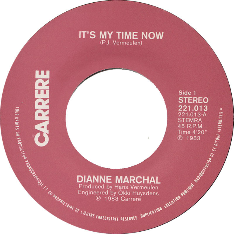 Dianne Marchal - It's My Time Now 09871 Vinyl Singles Goede Staat