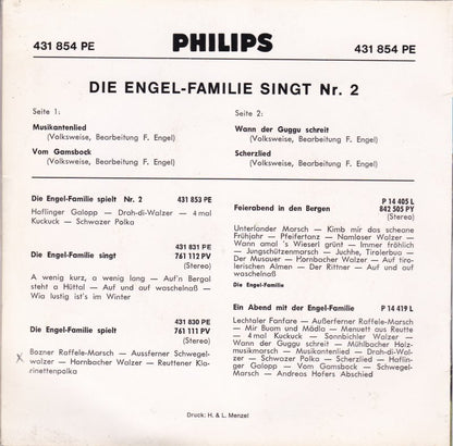 Engel-Familie - Musikantenlied (EP) 33712 Vinyl Singles EP Goede Staat