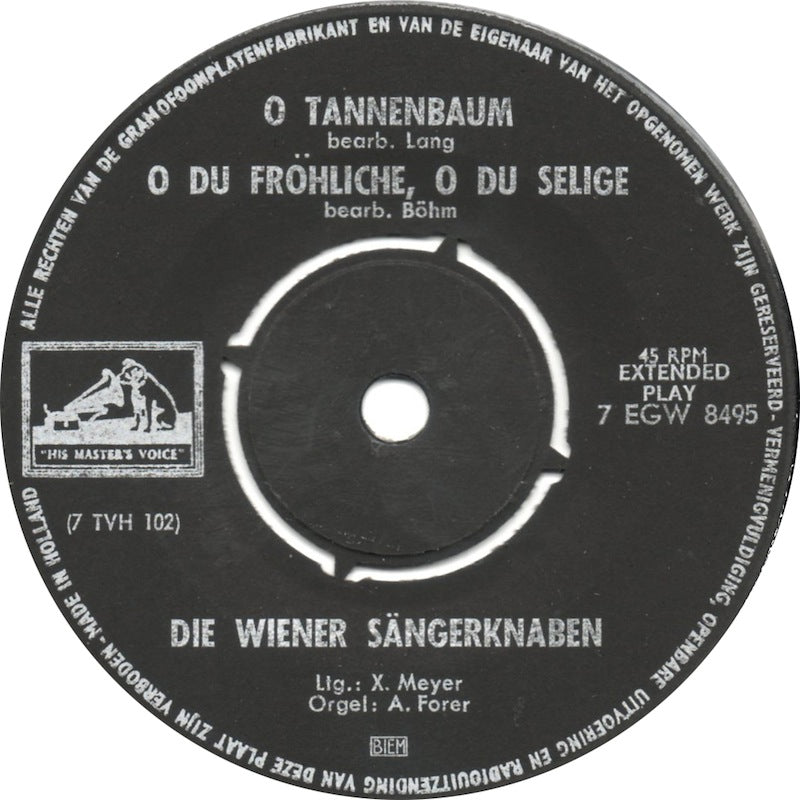 Wiener Sangerknaben - Singen Weihnachtslieder Deel 2 (EP) 15039 07230 04735 Vinyl Singles EP Goede Staat