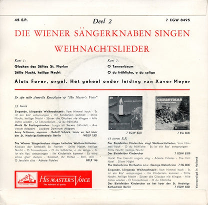 Wiener Sangerknaben - Singen Weihnachtslieder Deel 2 (EP) 15039 07230 04735 Vinyl Singles EP Goede Staat