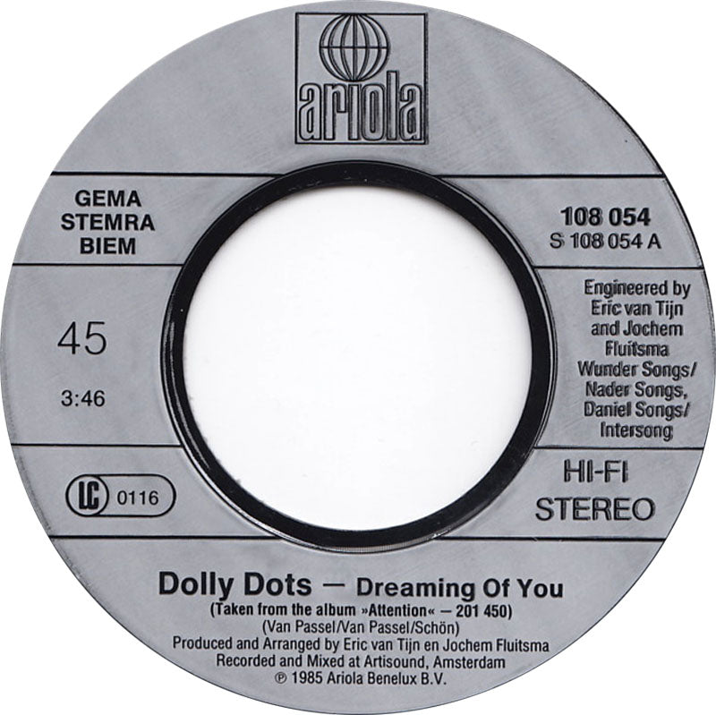 Dolly Dots - Dreaming Of You 25414 Vinyl Singles Goede Staat