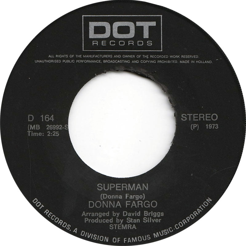 Donna Fargo - Superman 17950 Vinyl Singles Goede Staat