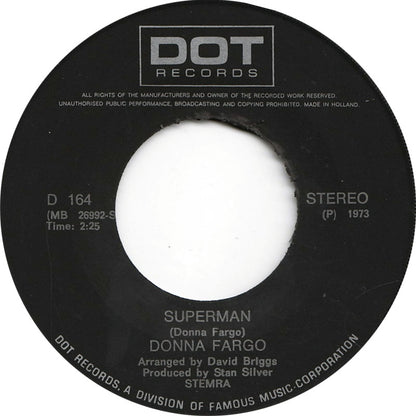 Donna Fargo - Superman 17950 Vinyl Singles Goede Staat