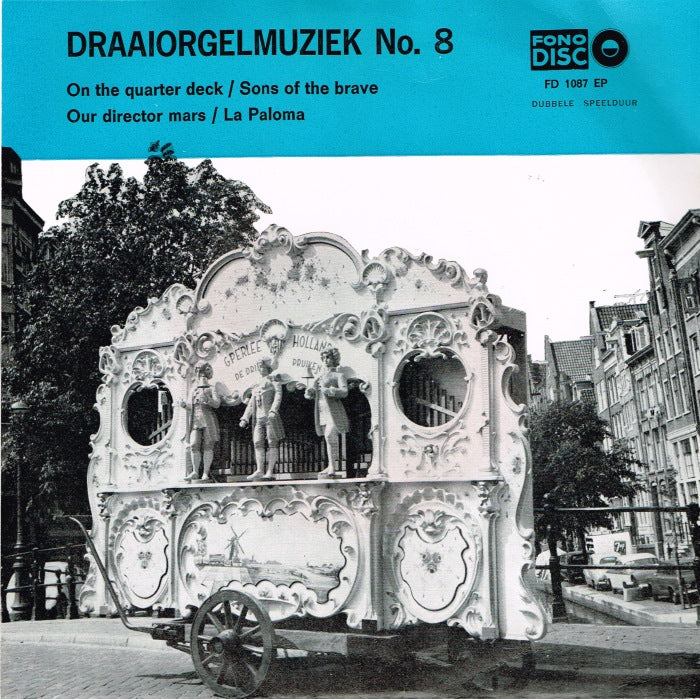 Draaiorgel De Drie Pruiken Eig. G. Perlee - Draaiorgelmuziek No. 8 (EP) 06623 Vinyl Singles EP Goede Staat