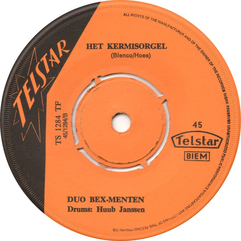 Duo Bex-Menten - This Is My Song 16353 Vinyl Singles Goede Staat