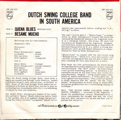 Dutch Swing College Band - Dutch Swing College Band In South America 28051 Vinyl Singles Goede Staat