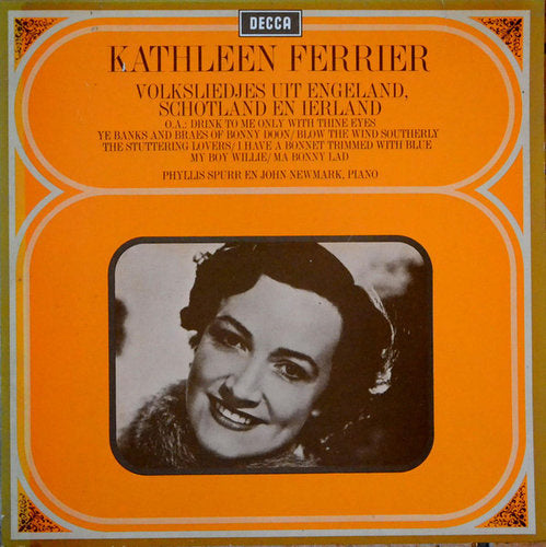 Kathleen Ferrier - Volksliedjes Uit Engeland, Schotland En Ierland (LP) 41089 Vinyl LP Goede Staat