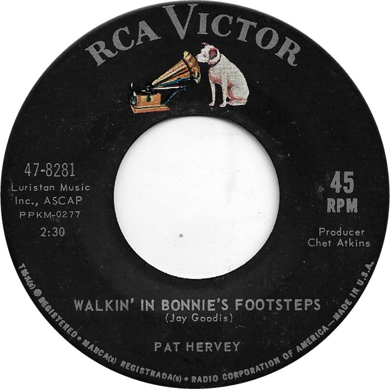 Pat Hervey - Walkin In Bonnie's Footsteps 13576 Vinyl Singles Goede Staat