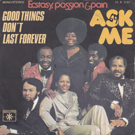 Ecstasy, Passion & Pain - Ask Me 19672 Vinyl Singles Goede Staat