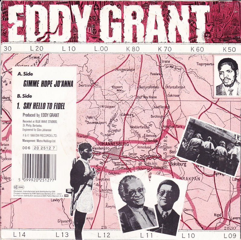 Eddy Grant - Gimme Hope Jo'Anna 06866 30830 32673 Vinyl Singles Goede Staat