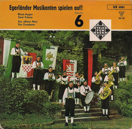 Original Egerländer Musikanten - Egerländer Musikanten Spielen Auf! - Nr. 6 (EP) 33683 Vinyl Singles EP Goede Staat