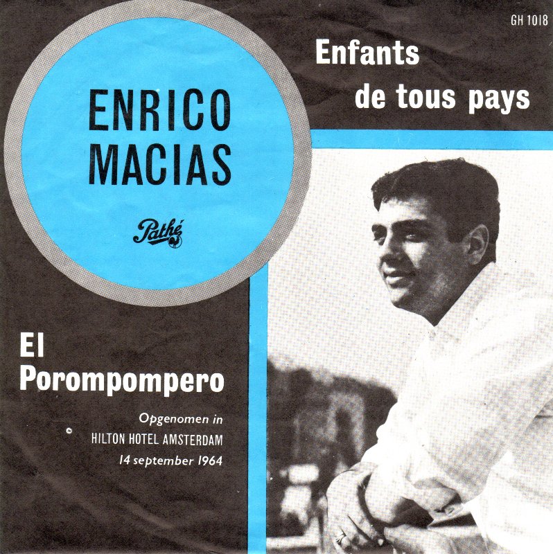 Enrico Macias - Enfants De Tous Pays 29568 Vinyl Singles Goede Staat