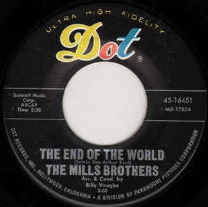 Mills Brothers - The End Of The World Vinyl Singles Hoes: Generic