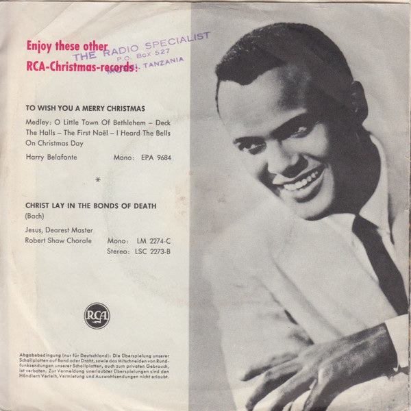 Harry Belafonte - Mary's Boy Child 18818 Vinyl Singles Goede Staat