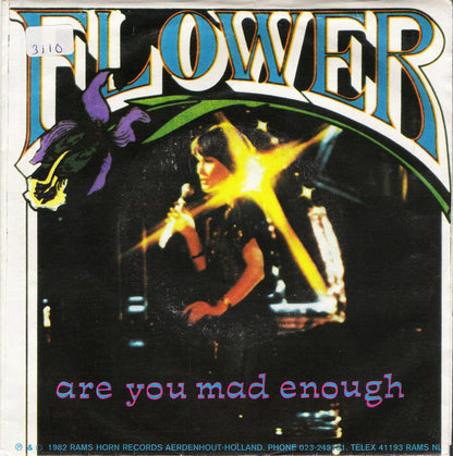 Flower - Are You Mad Enough 31593 Vinyl Singles Goede Staat