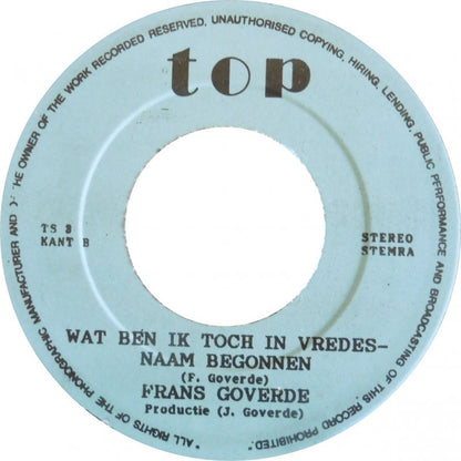 Frans Goverde - Dansen 13092 13093 Vinyl Singles Goede Staat