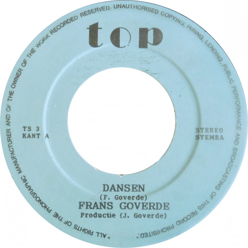 Frans Goverde - Dansen 13092 13093 Vinyl Singles Goede Staat