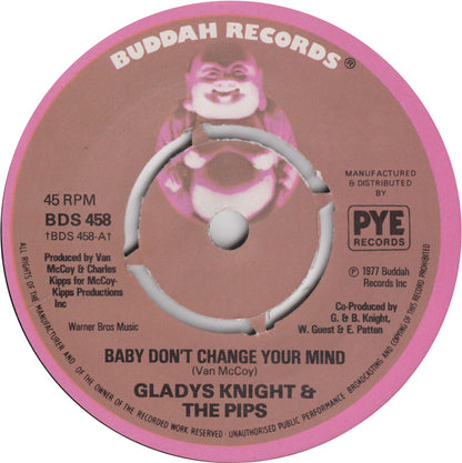 Gladys Knight & The Pips - Baby Don't Change Your Mind 30088 Vinyl Singles Goede Staat