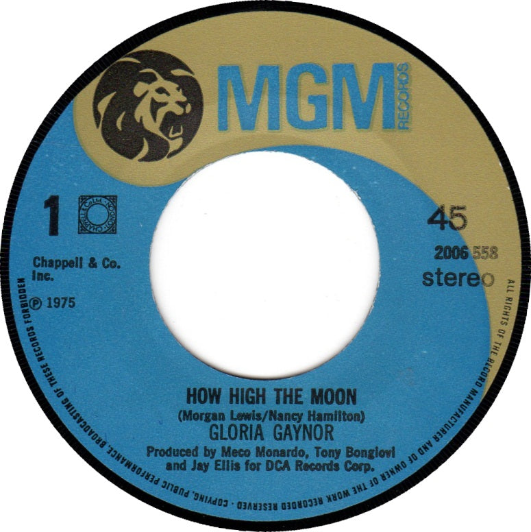 Gloria Gaynor - How High The Moon 15351 Vinyl Singles Goede Staat