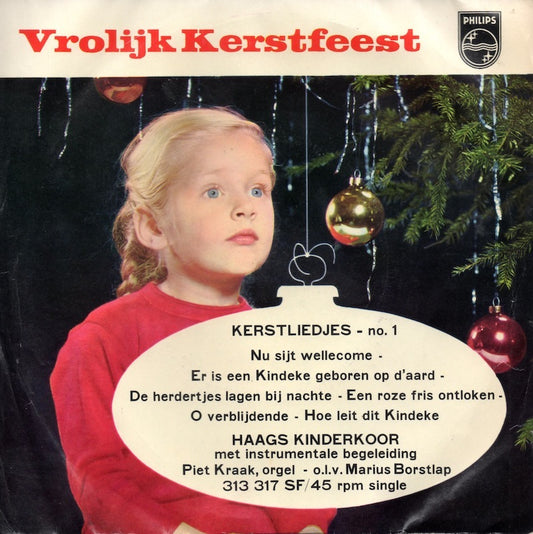 Haags Kinderkoor - Vrolijk Kerstfeest (Kerstliedjes No. 1) 17725 Vinyl Singles Goede Staat