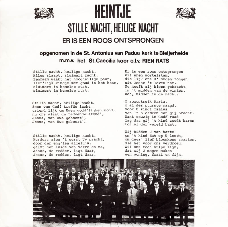 Heintje - Stille Nacht Heilige Nacht 34260 Vinyl Singles Goede Staat