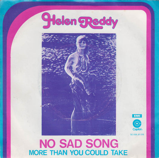 Helen Reddy - No Sad Song 28007 Vinyl Singles Goede Staat