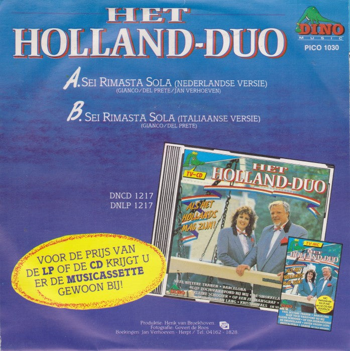 Holland Duo - Sei Rimasta Sola 37291 Vinyl Singles Goede Staat