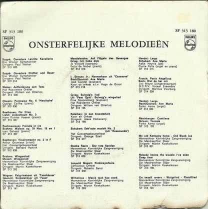 Mastreechter Staar - Onsterfelijke Melodieën 17519 Vinyl Singles Goede Staat