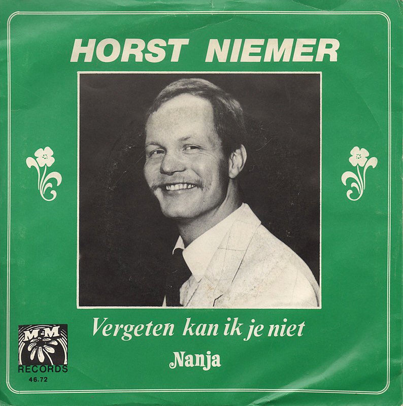 Horst Niemer - Vergeten kan ik je niet 06101 Vinyl Singles Goede Staat