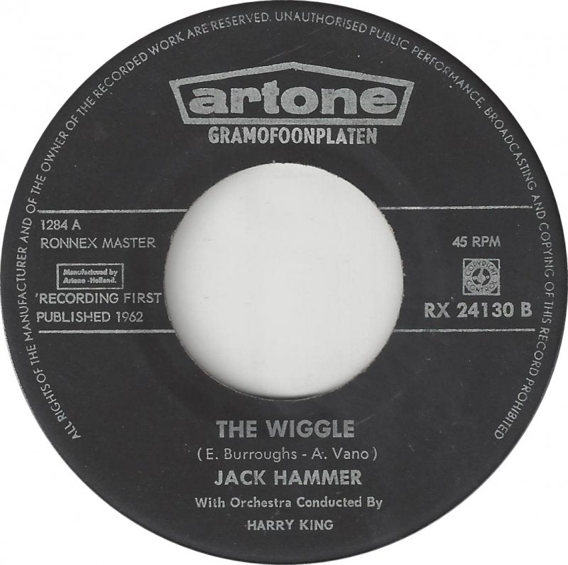 Jack Hammer - The Wiggle 02782 (B) Vinyl Singles B-Keus (B)