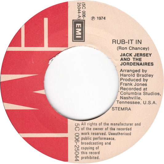 Jack Jersey - Rub-It In 39245 Vinyl Singles Goede Staat