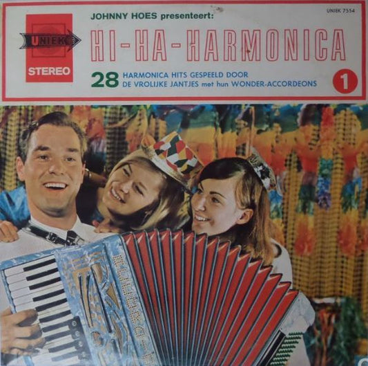 Vrolijke Jantjes - Hi-Ha-Harmonica - 28 Harmonica Hits (LP) 44817 Vinyl LP Goede Staat