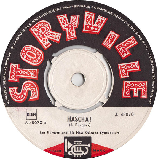 Jan Burgers And His New Orleans Syncopators - Hascha 02271 Vinyl Singles Hoes: Generic