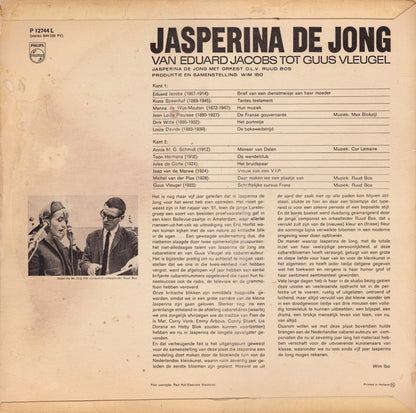 Jasperina De Jong - Van Eduard Jacobs Tot Guus Vleugel (LP) 48297 Vinyl LP Goede Staat